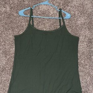 Women's Olive Green Tank Top